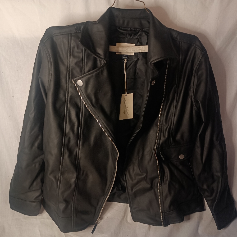 Universal Thread faux leather bomber jacket